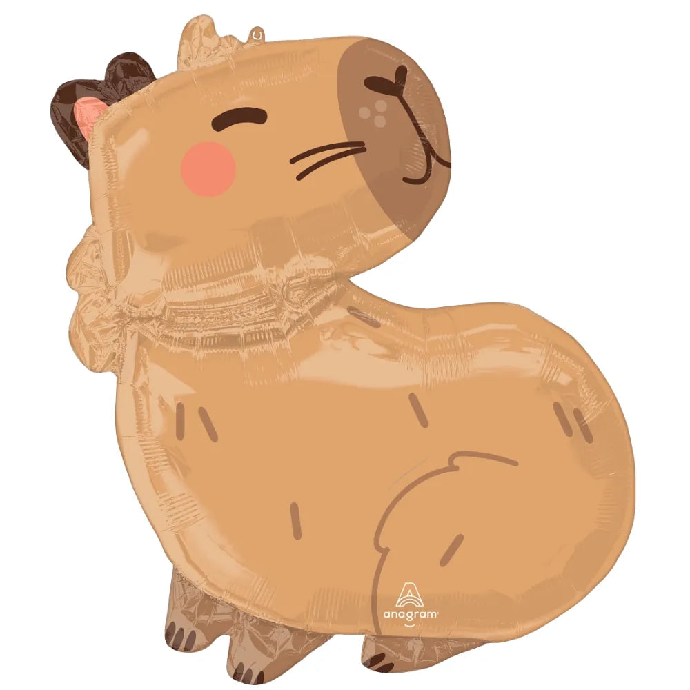 Capybara Party Foil Balloon Balloons Capybara Party Foil Balloon