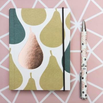 Caroline Gardner Pears Small Jotter Notebook