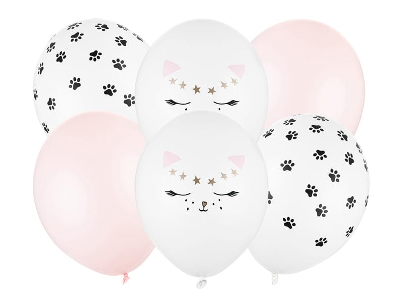 Balloons Cat Party Balloon Bundle x 6