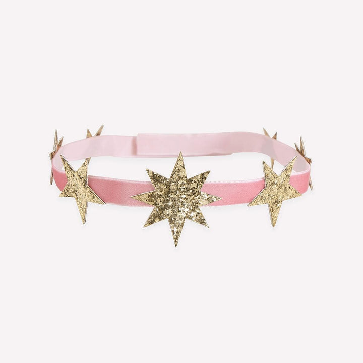 Celestial Glitter Star Party Crowns x 8 | Meri Meri Party Hats Celestial Glitter Star Party Crowns x 8