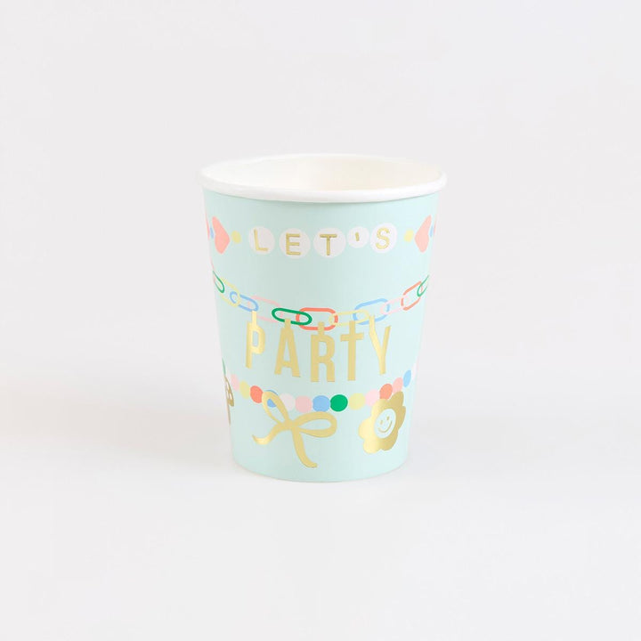 Charm Party Cups x8 | Meri Meri | Little Big Party Cups Charm Party Cups x8