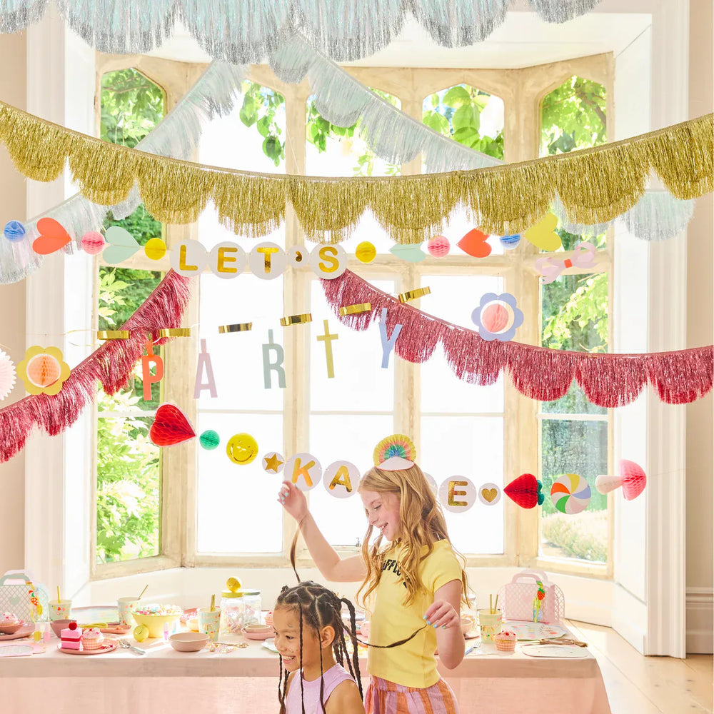 Charm Party Garland Set - Charm Birthday Party Decorations Garlands Charm Party Garland Set