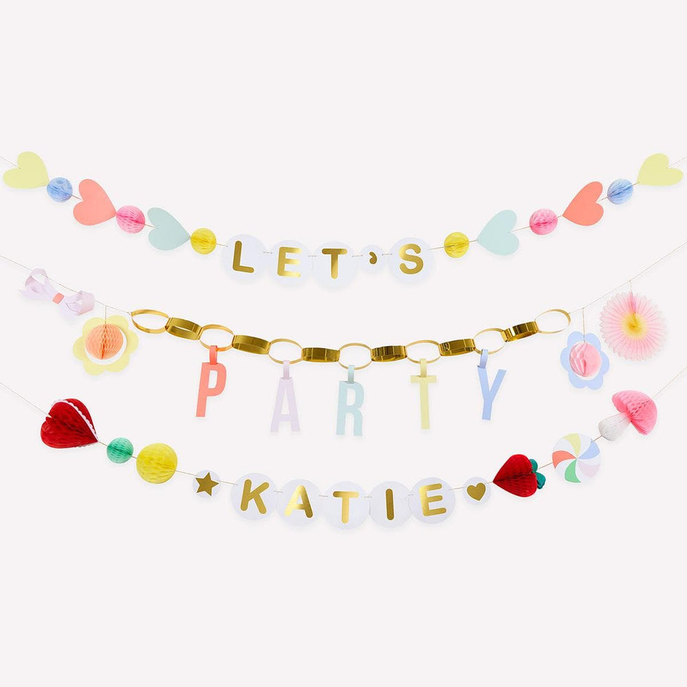 Charm Party Garland Set | Meri Meri | Little Big Party Garlands Charm Party Garland Set