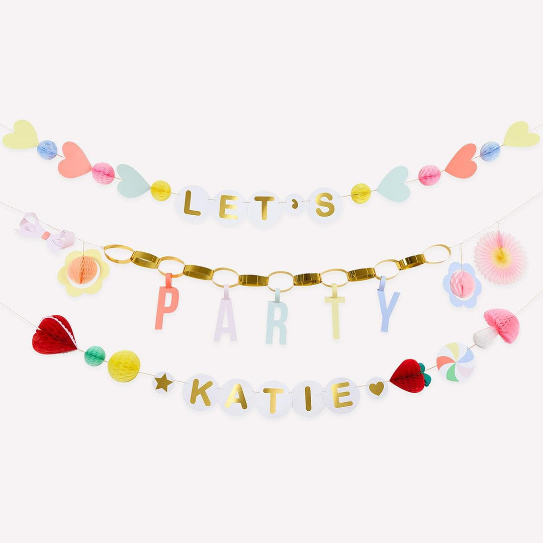 Charm Party Garland Set | Meri Meri | Little Big Party Garlands Charm Party Garland Set