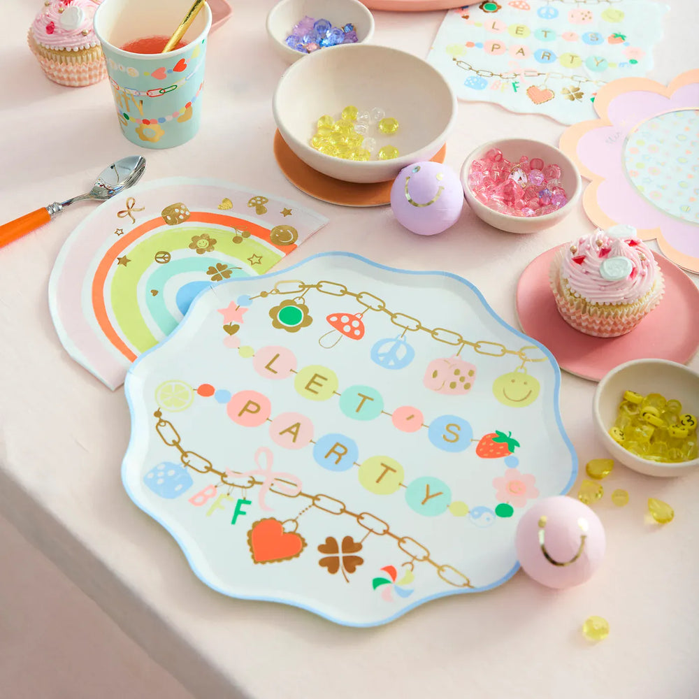 Charm Party Rainbow Napkins x 16 | Meri Meri Charm Birthday Party Napkins Charm Party Rainbow Napkins x 16