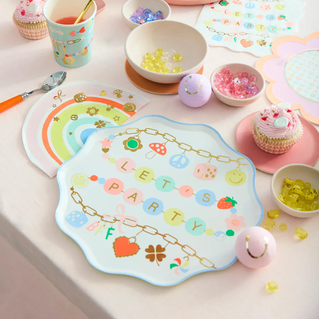 Charm Party Rainbow Napkins x 16 | Meri Meri Charm Birthday Party Napkins Charm Party Rainbow Napkins x 16