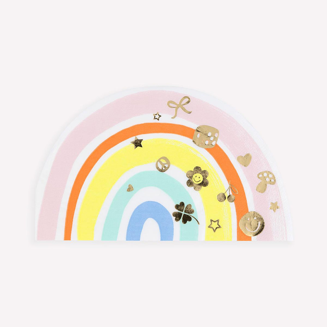 Charm Party Rainbow Napkins x16 | Meri Meri | Little Big Party Napkins Charm Party Rainbow Napkins x16