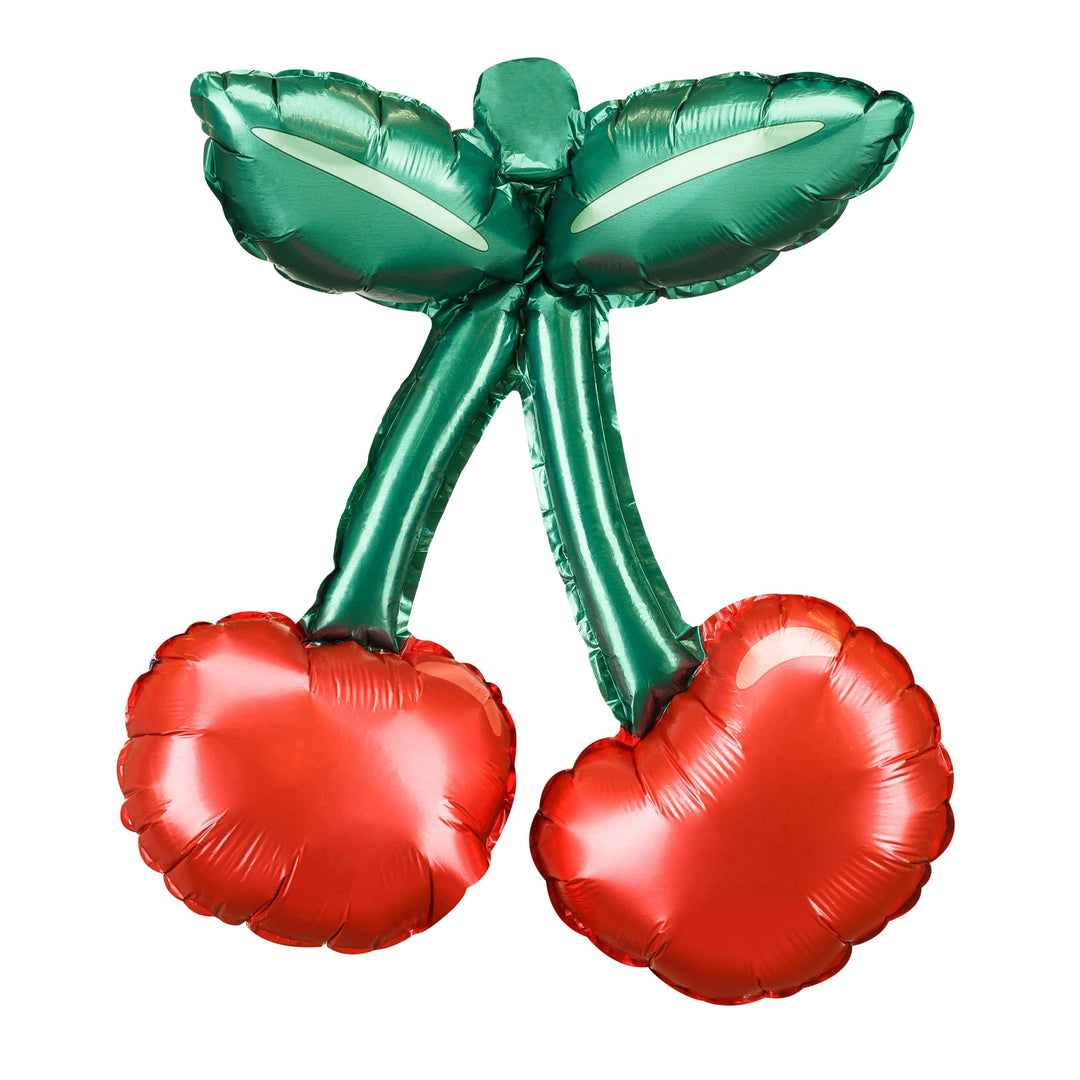 Cherry Foil Balloons - 12in (Pack of 3) - Cherry Party Decorations Balloons Cherry Foil Balloons - 12in (Pack of 3)