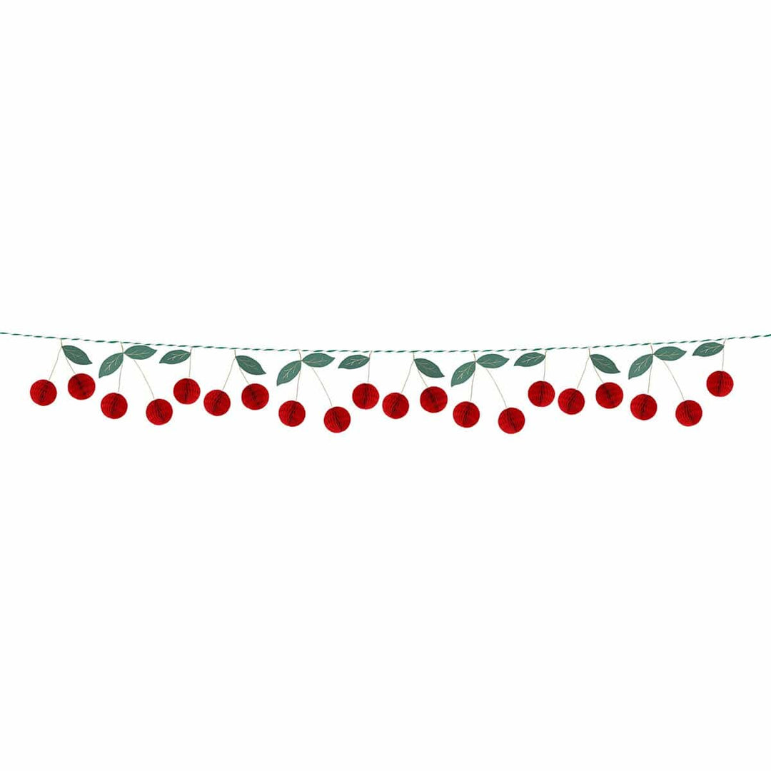 Cherry Honeycomb Party Garland Bunting Cherry Honeycomb Party Garland