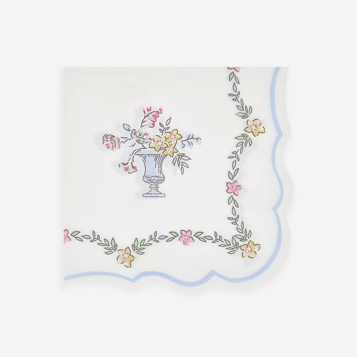 Chintz Border Large Party Napkins x 16 | Meri Meri party napkins Chintz Border Large Party Napkins x 16