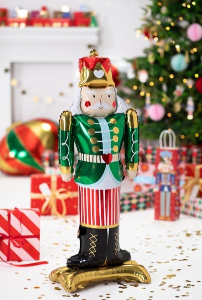 Christmas Balloons - Giant 3D Standing Nutcracker Foil Balloon Balloons Giant 3D Standing Nutcracker Foil Balloon