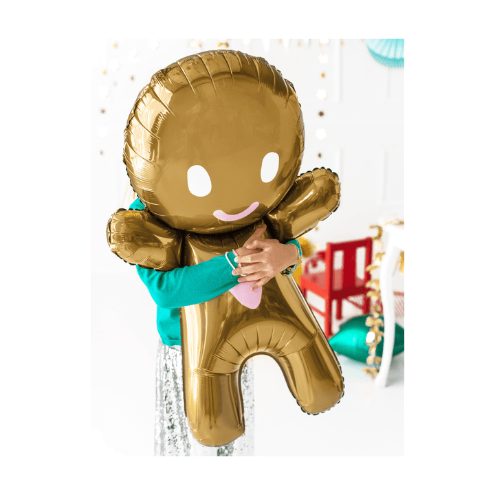 Christmas Balloons - Gingerbread Man Foil Balloon Balloons Gingerbread Man Foil Balloon