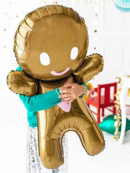 Christmas Balloons - Gingerbread Man Foil Balloon Balloons Gingerbread Man Foil Balloon