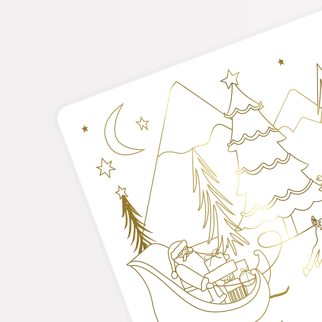 Christmas Colouring Party Placemats x 8 | Meri Meri Christmas Activities Party Accessories Christmas Colouring Party Placemats x 8