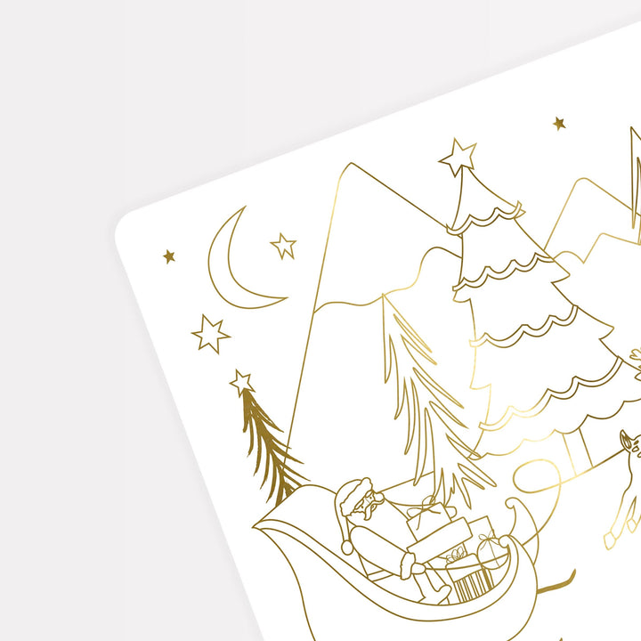Christmas Colouring Party Placemats x 8 | Meri Meri Christmas Activities Party Accessories Christmas Colouring Party Placemats x 8