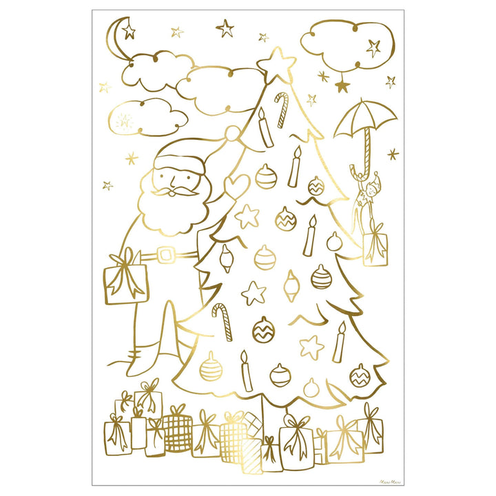 Christmas Colouring Posters x 2 | Meri Meri Christmas Activities Party Accessories Christmas Colouring Posters x 2