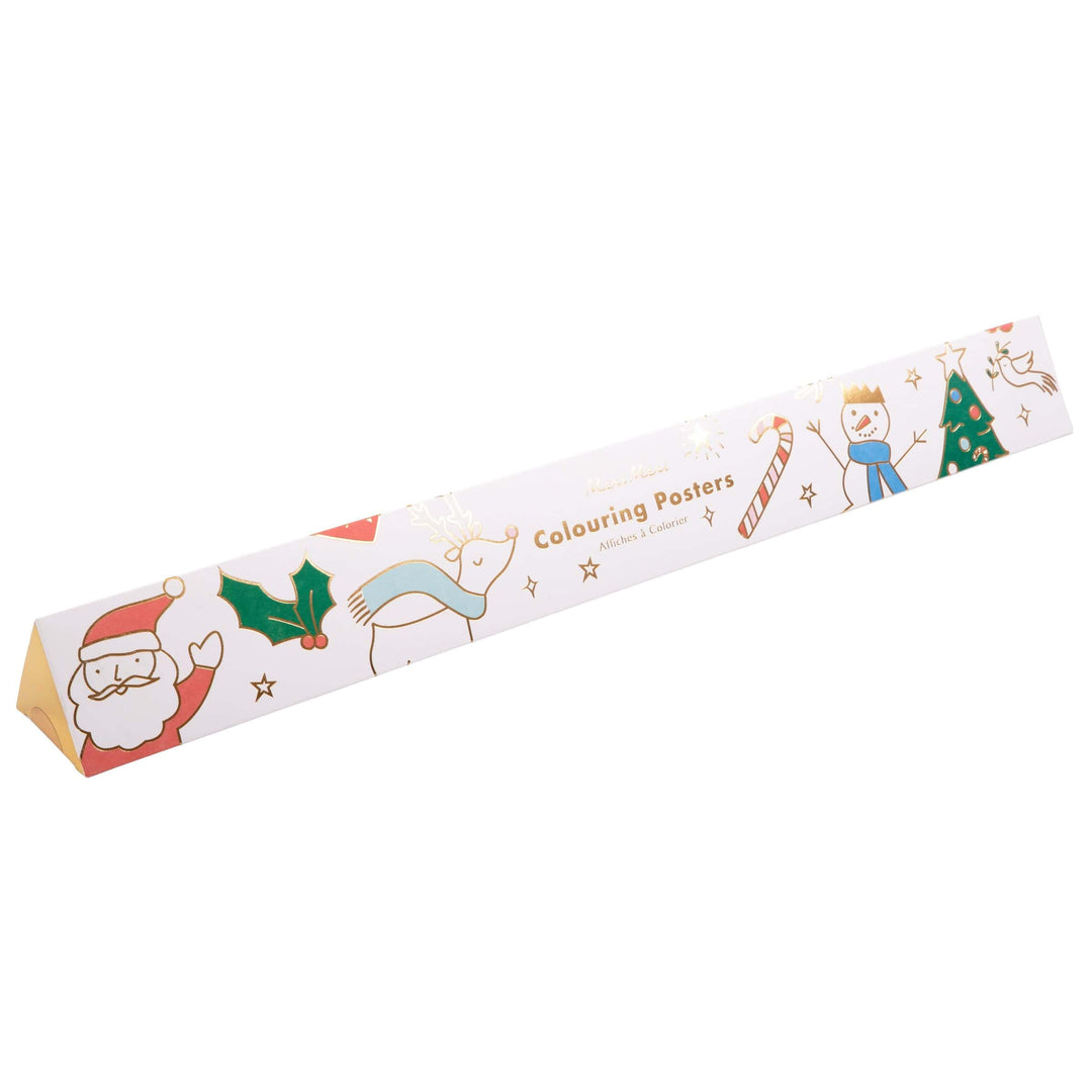 Christmas Colouring Posters x 2 | Meri Meri Christmas Activities Party Accessories Christmas Colouring Posters x 2