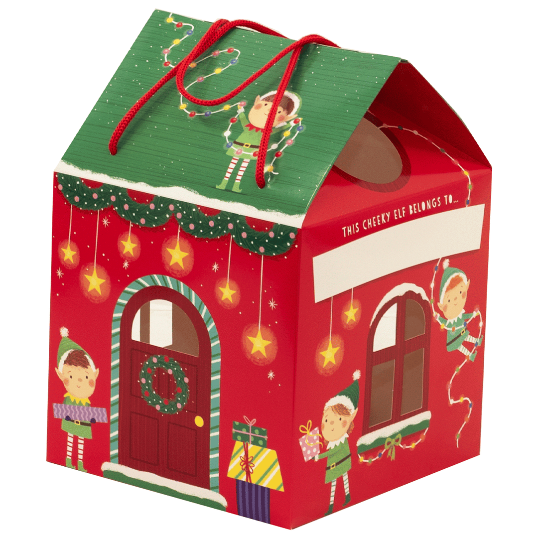 Christmas Elves House Box x 1 - Elf Arrival Box elf doll Christmas Elves House Box x 1
