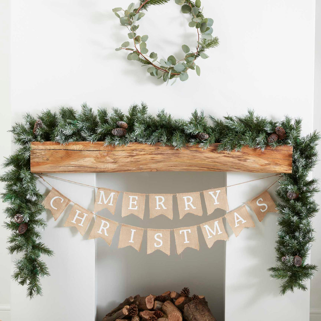 Wreaths & Garlands Christmas Foliage Mantlepiece Garland