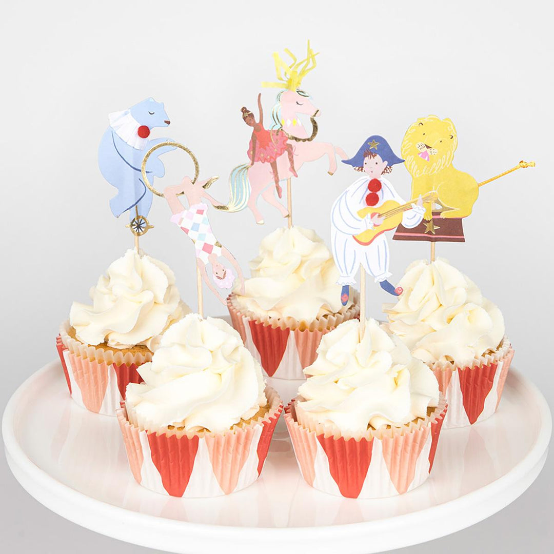 Circus Cupcake Kit x 24 | Cake Decorating UK Cake Decorating Supplies Circus Cupcake Kit x 24 toppers