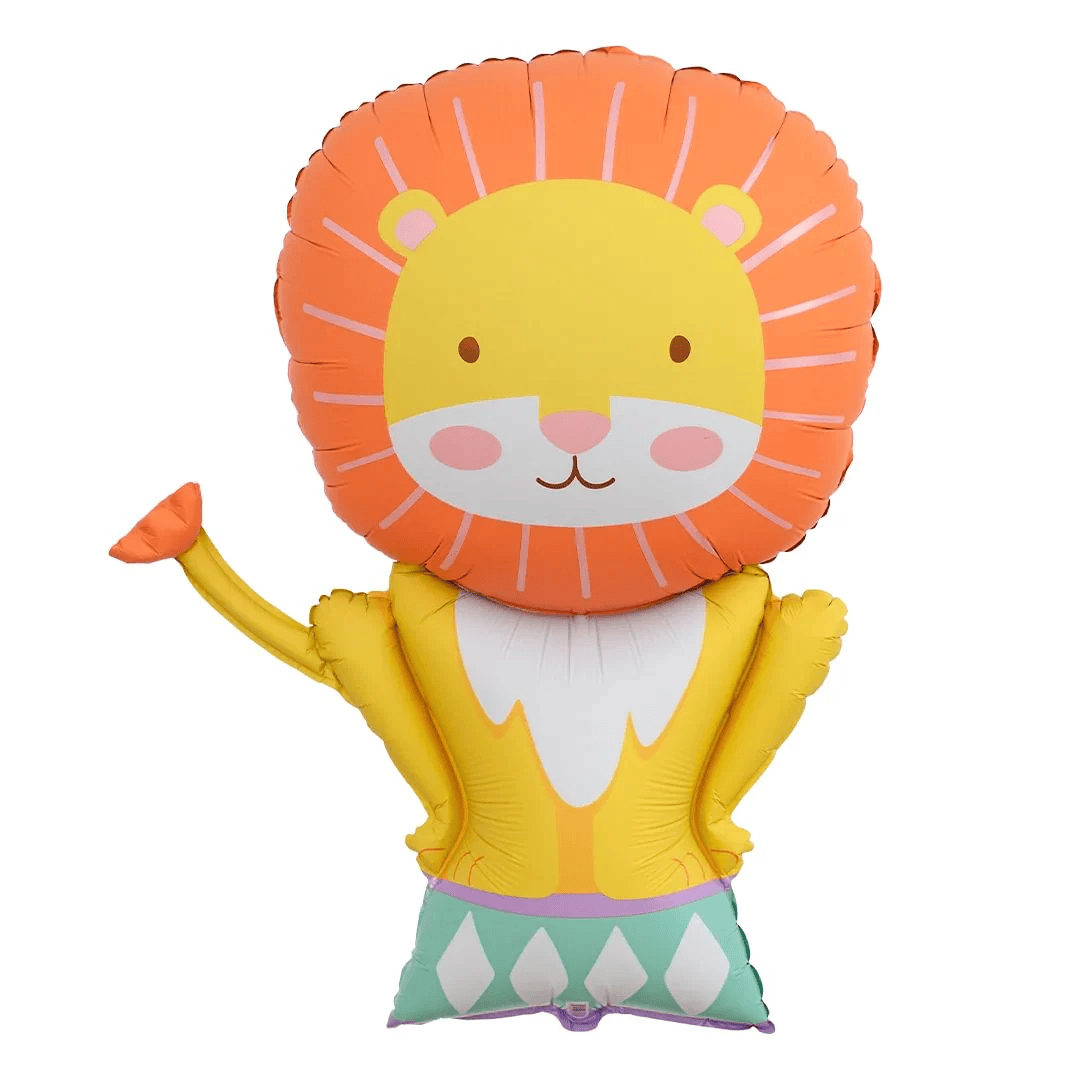 Circus Lion Foil Balloon - Circus Party Supplies Balloons Circus Lion Foil Balloon
