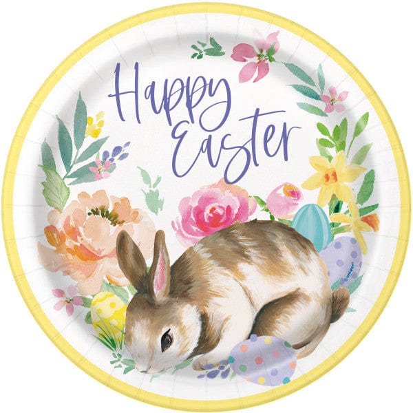 Disposable Plates Classic Happy Easter Paper Party Plates x 8