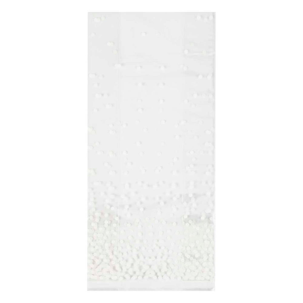 party bags Clear and White Spot Party Bags (Pack of 10)