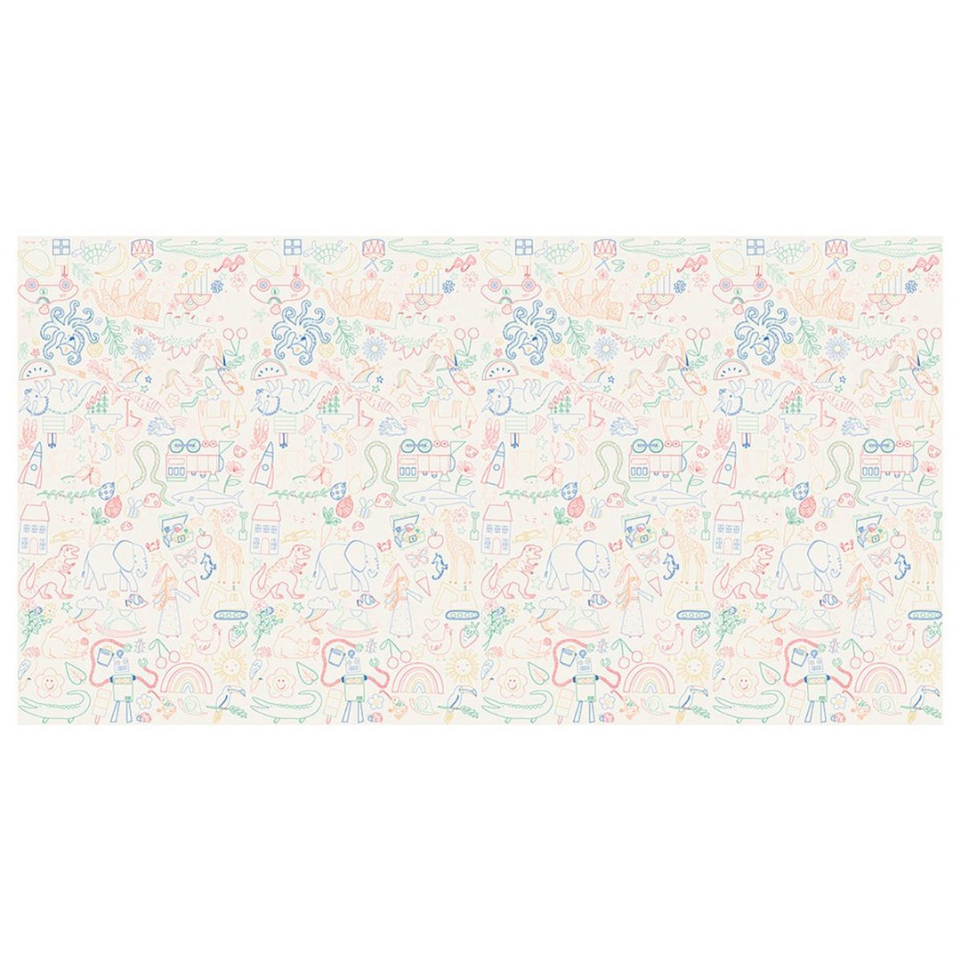 Colour In Activity Party Tablecloth | Meri Meri Tableware Colour In Activity Party Tablecloth