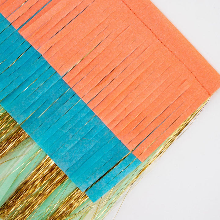 Colourful Fringe Large Party Garland Bunting Colourful Fringe Large Party Garland