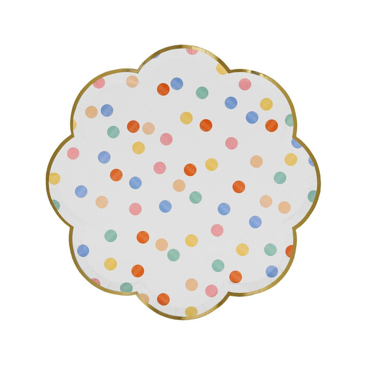 Colourful Pattern Side Party Plates x 8 | Meri Meri party plates Colourful Pattern Side Party Plates x 8