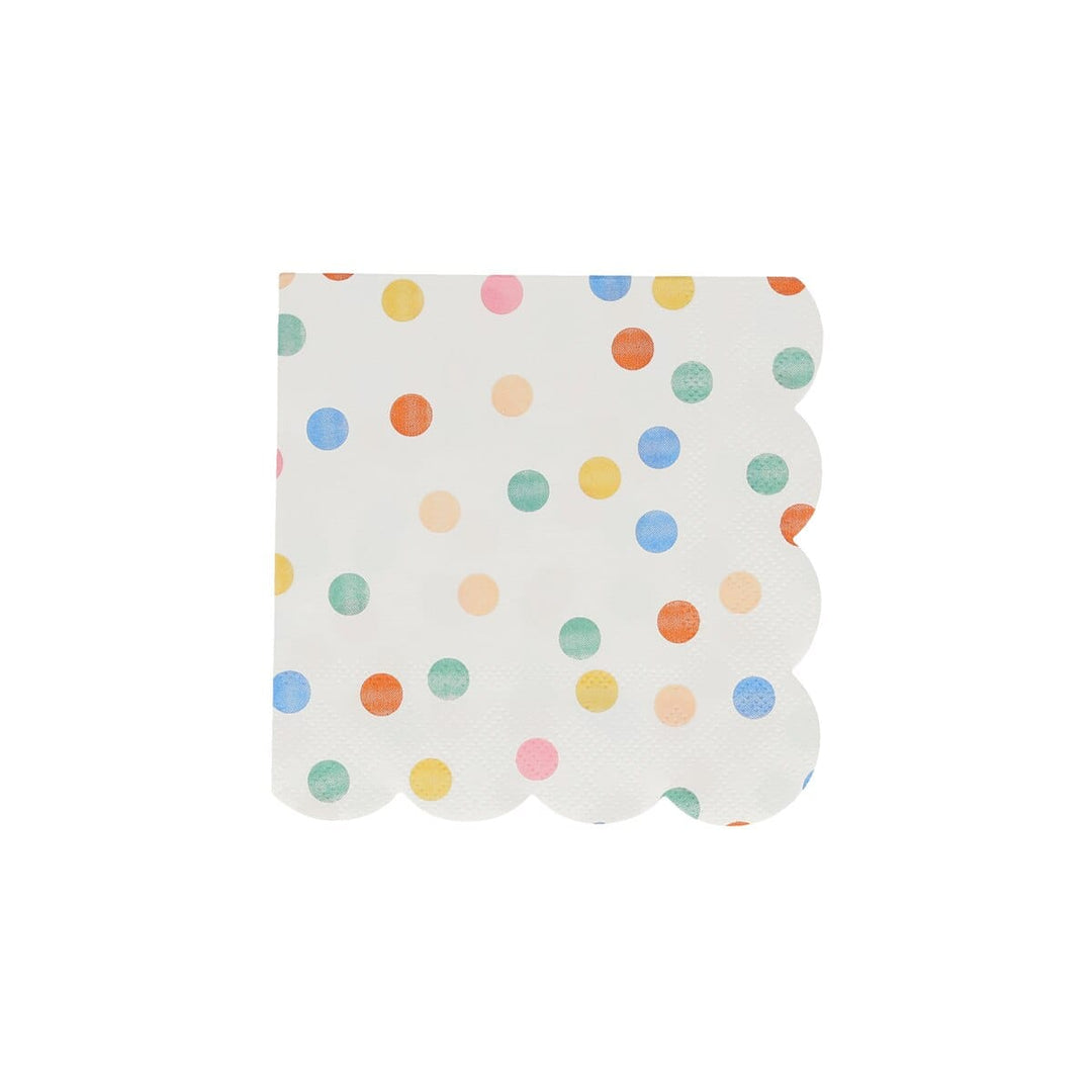 Colourful Pattern Small Party Napkins x 16 | Meri Meri party napkins Colourful Pattern Small Party Napkins x 16