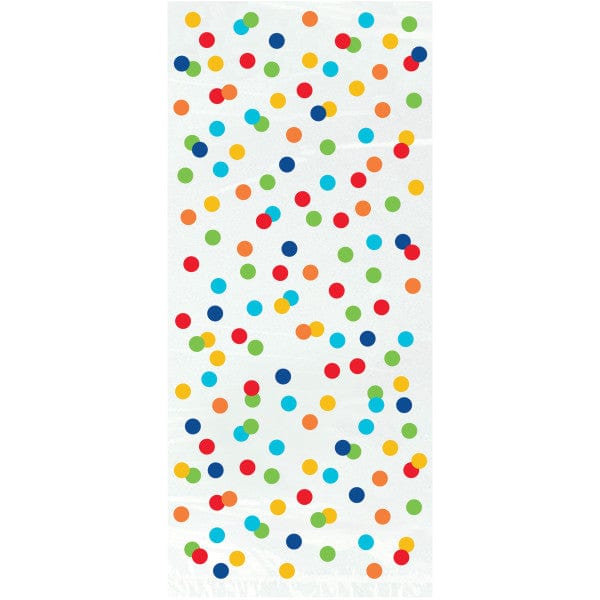 Colourful Polka Dot Cello Party Bags - Pack of 20 party bags Colourful Polka Dot Cello Party Bags - Pack of 20