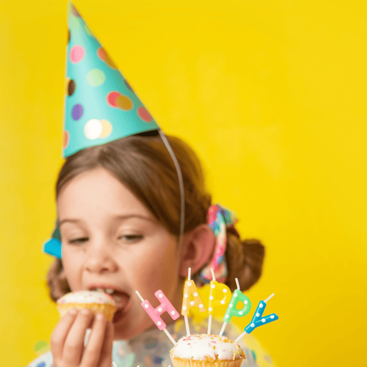 Colourful Polka Dot Party Hats x 6 Party Hats Colourful Polka Dot Party Hats x 6