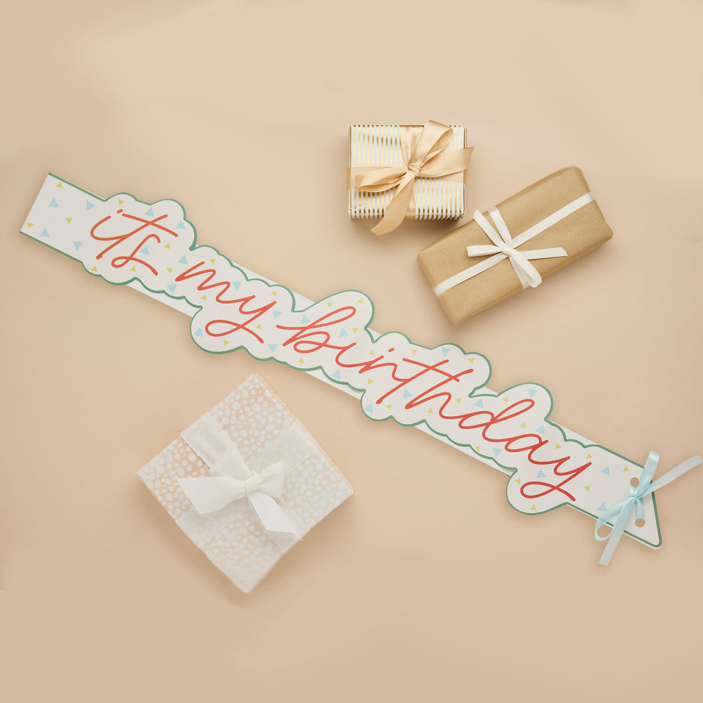 Colourful Spotty It's My Birthday Sash Sashes Colourful Spotty It's My Birthday Sash