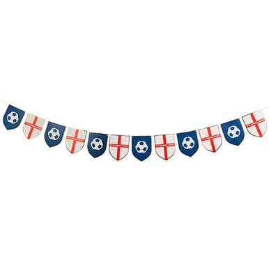 Come on England Flag Paper Bunting - 2.5m Bunting Come on England Flag Paper Bunting - 2.5m Default