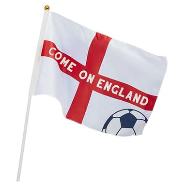 Come on England Large Waving Flags (Pack of 6) Flags Come on England Large Waving Flags (Pack of 6) Default
