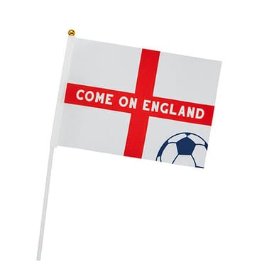 Come on England Small Waving Flags (Pack of 6) Flags Come on England Small Waving Flags (Pack of 6) Default