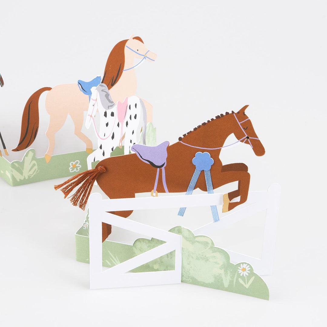 Concertina Horse Birthday Card | Meri Meri Greetings Card Concertina Horse Birthday Card