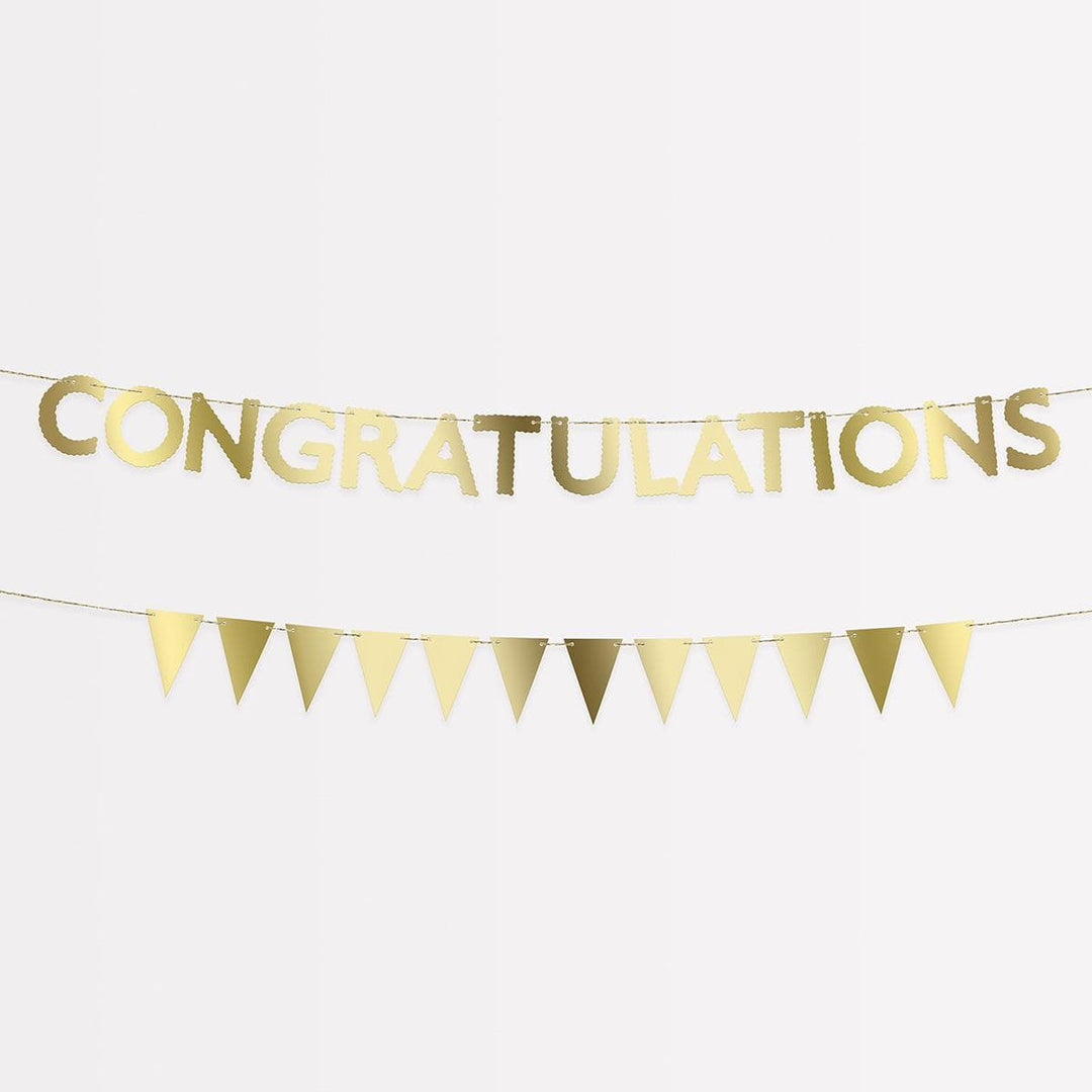 Congratulations Mini Matchbox Party Garland Set Bunting Congratulations Mini Matchbox Party Garland Set