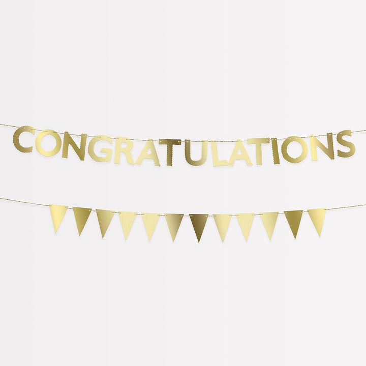 Congratulations Mini Matchbox Party Garland Set Bunting Congratulations Mini Matchbox Party Garland Set