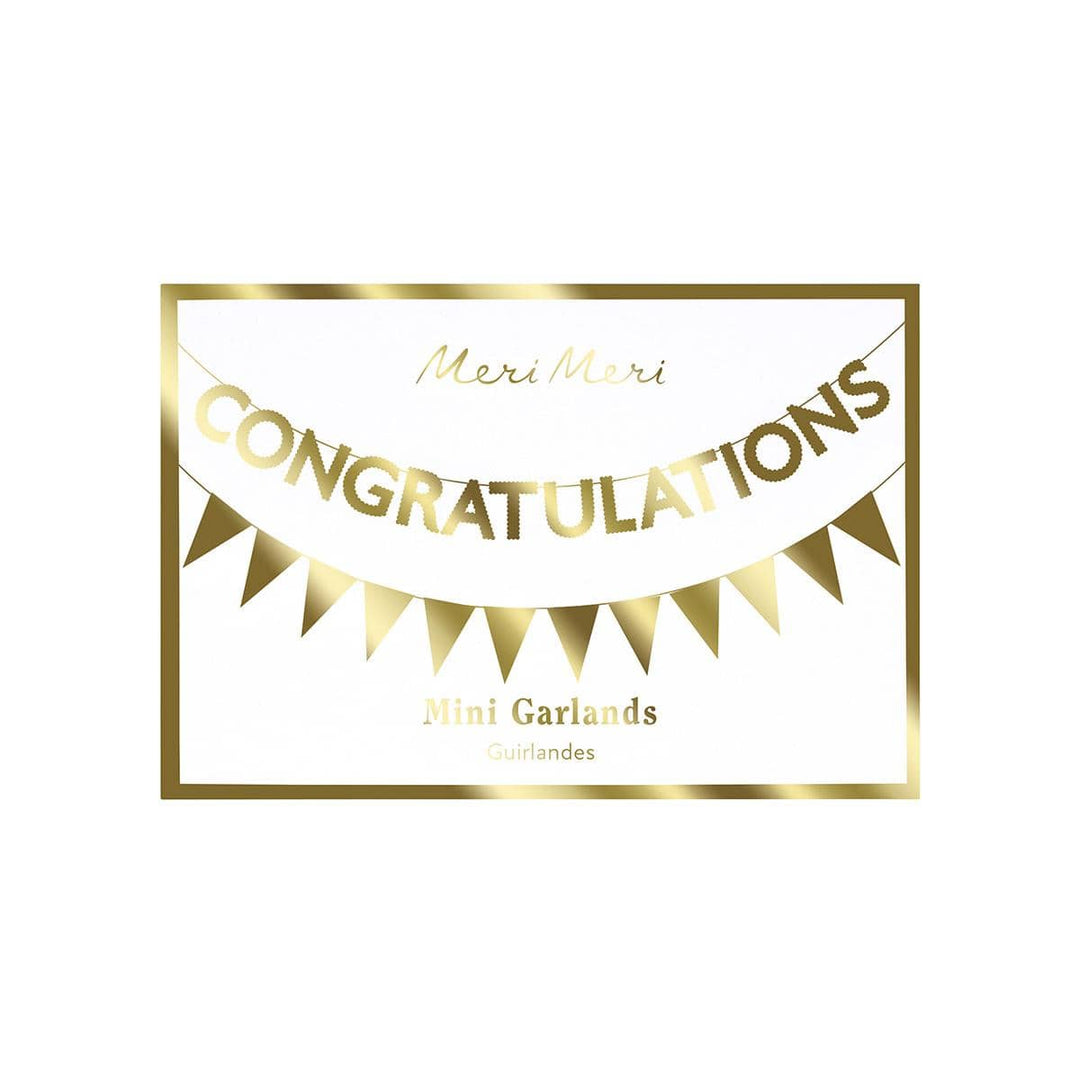 Congratulations Mini Matchbox Party Garland Set Bunting Congratulations Mini Matchbox Party Garland Set