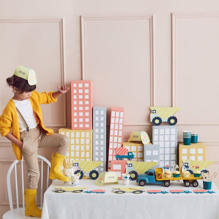 Construction Cupcake Kit x 24 | Meri Meri Construction Party UK Cake Toppers Construction Cupcake Kit x 24