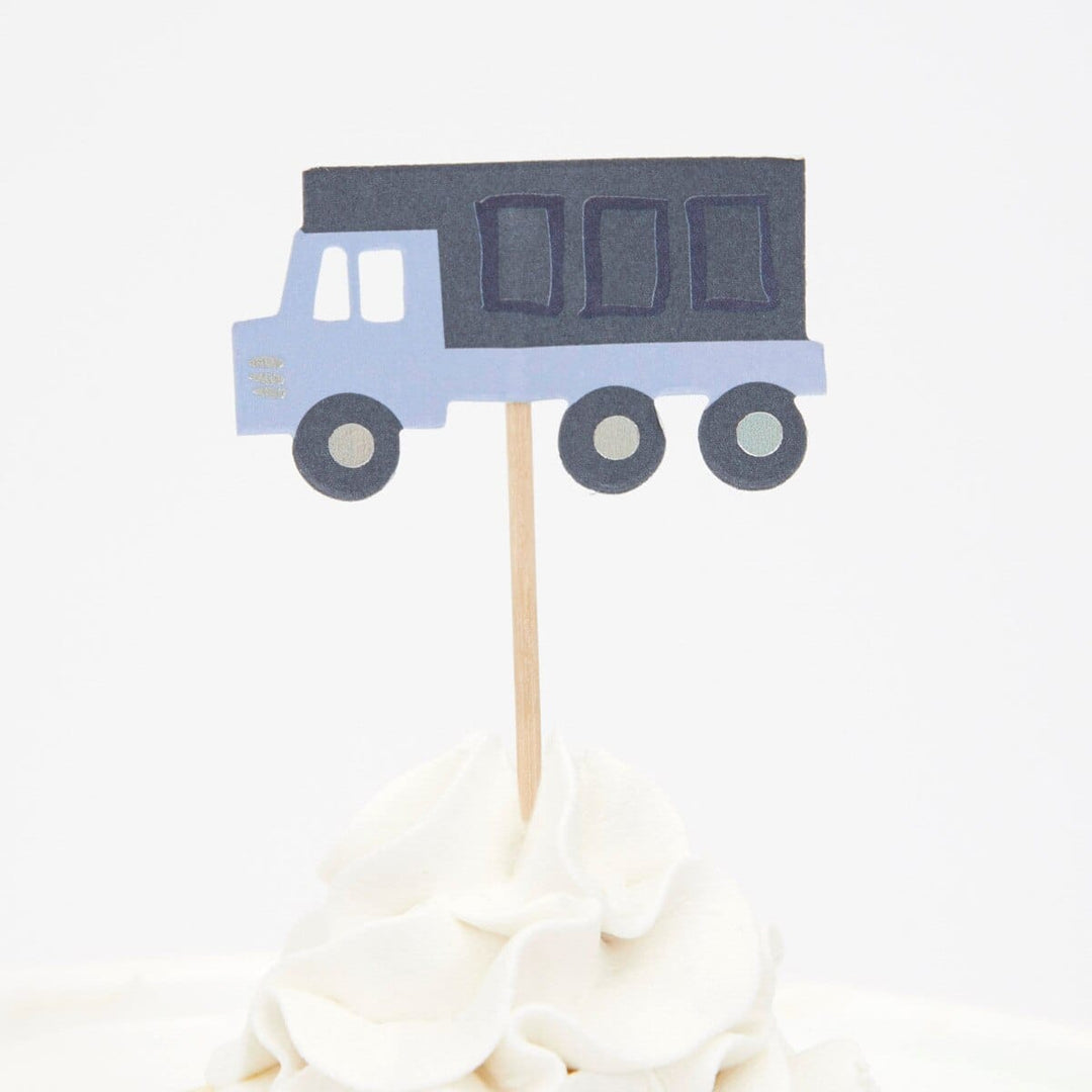 Construction Cupcake Kit x 24 | Meri Meri Construction Party UK Cake Toppers Construction Cupcake Kit x 24