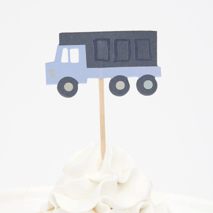 Construction Cupcake Kit x 24 | Meri Meri Construction Party UK Cake Toppers Construction Cupcake Kit x 24