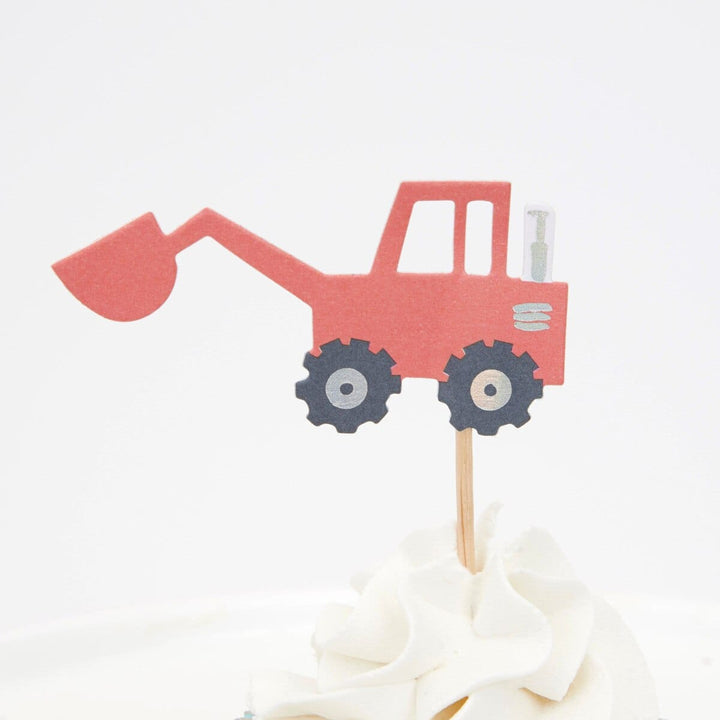 Construction Cupcake Kit x 24 | Meri Meri Construction Party UK Cake Toppers Construction Cupcake Kit x 24
