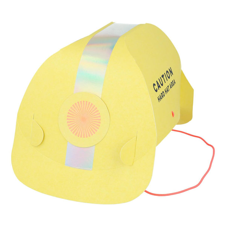Construction Party Hats x 8 | Construction Party UK Party Hats Construction Party Hats x 8