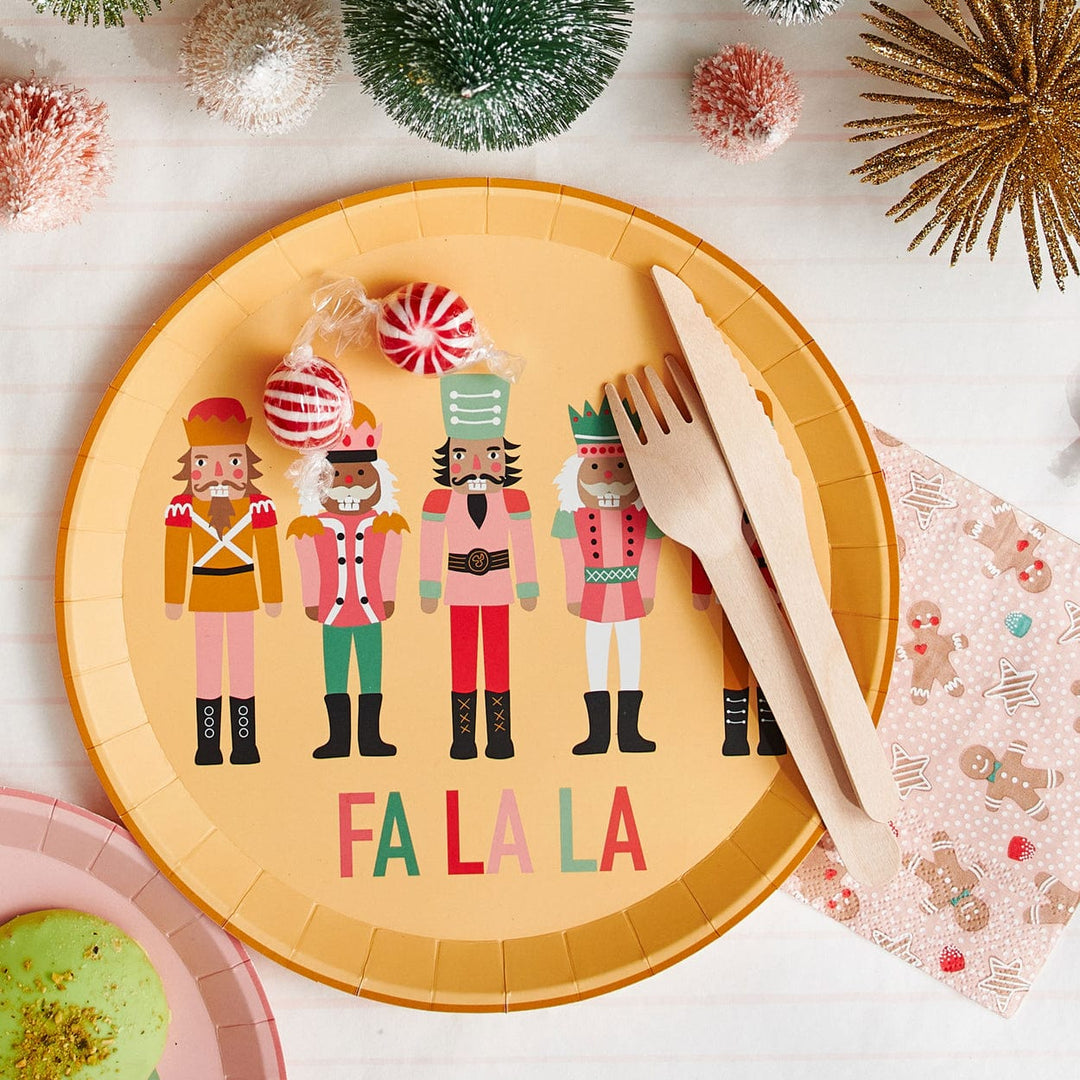 Coterie Party - Christmas Characters Large Plates x 10 Disposable Plates Christmas Characters Large Plates x 10