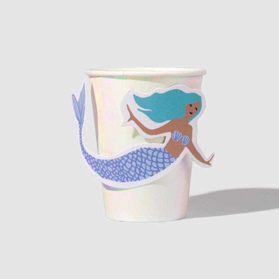 Coterie Party Supplies - Magical Mermaid Party Cups x 10 Party Supplies Magical Mermaid Party Cups x 10