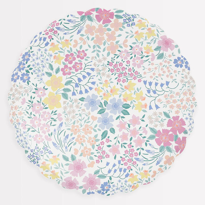 Cottage Garden Dinner Party Plates x 8 | Meri Meri party plates Cottage Garden Dinner Party Plates x 8