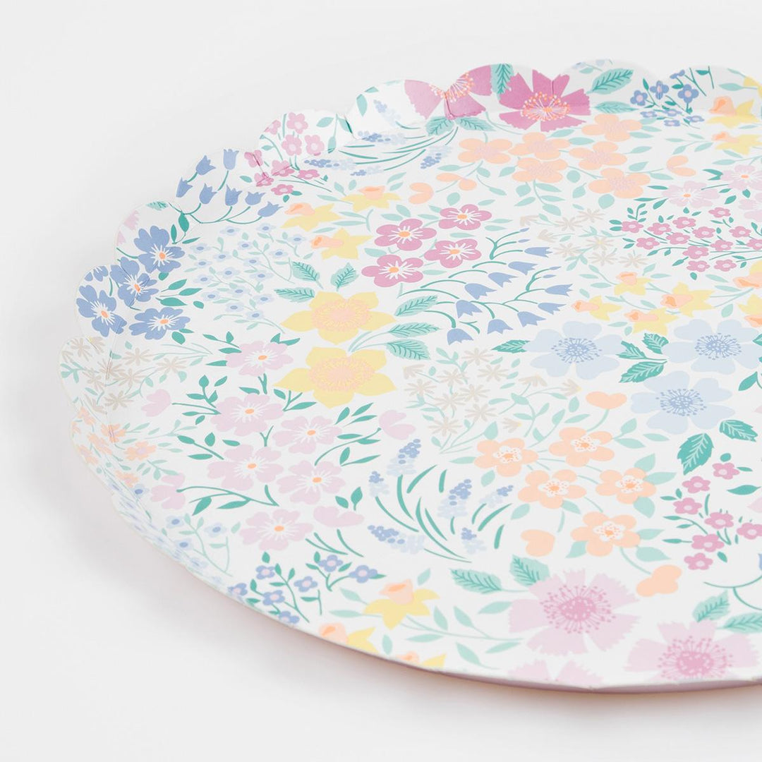 Cottage Garden Dinner Party Plates x 8 | Meri Meri party plates Cottage Garden Dinner Party Plates x 8